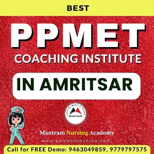 Best PPMET Coaching Institute in Amritsar