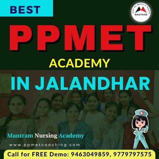 Best PPMET Academy in Jalandhar