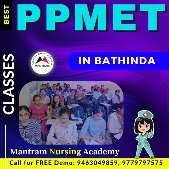 Best PPMET Classes in Bathinda