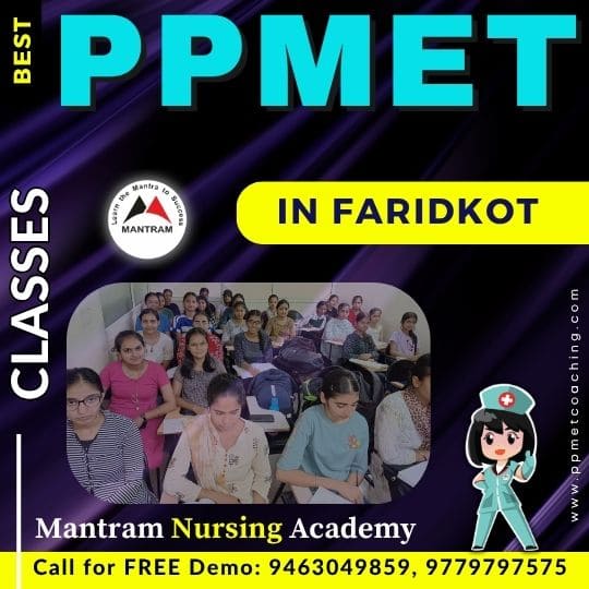 Best PPMET Classes in Faridkot