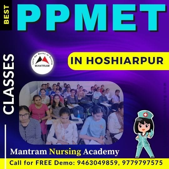Best PPMET Classes in Hoshiarpur