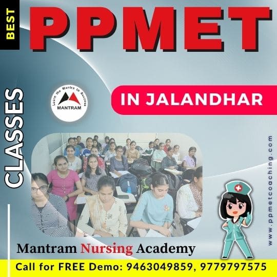 Best PPMET Classes in Jalandhar