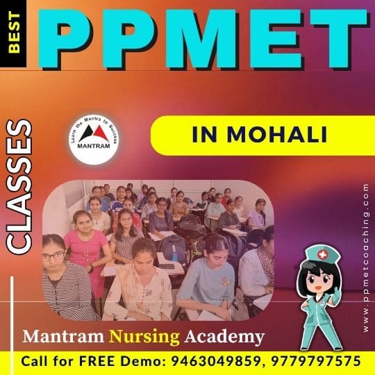 Best PPMET Classes in Mohali