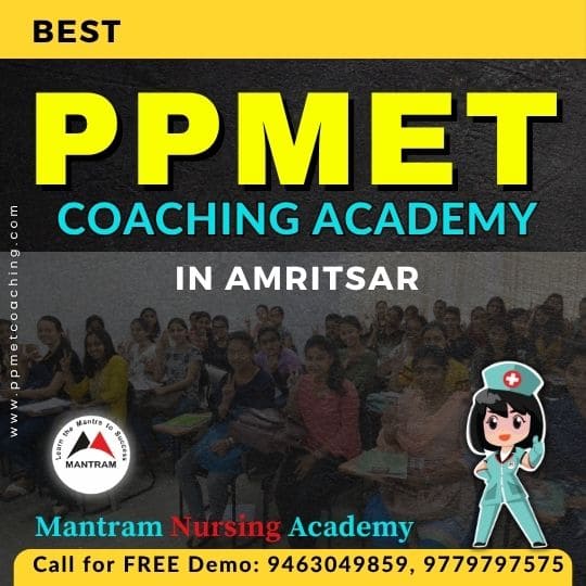 Best PPMET Coaching Academy in Amritsar