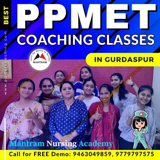 Best PPMET Coaching Classes in Gurdaspur