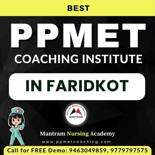 Best PPMET Coaching Institute in Faridkot