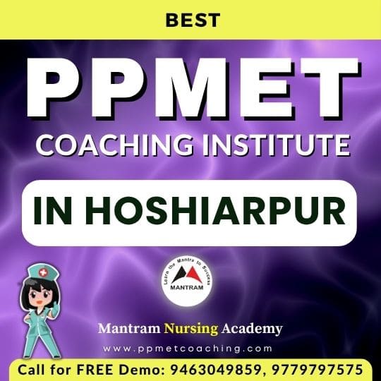Best PPMET Coaching Institute in Hoshiarpur