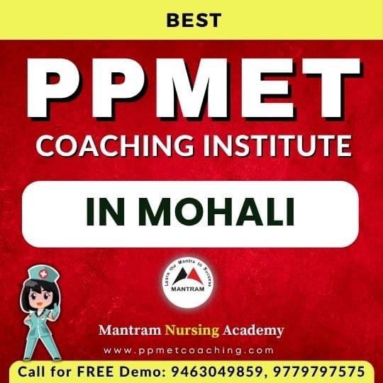 Best PPMET Coaching Institute in Mohali