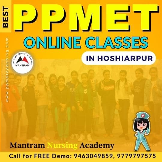 Best PPMET Online Classes in Hoshiarpur